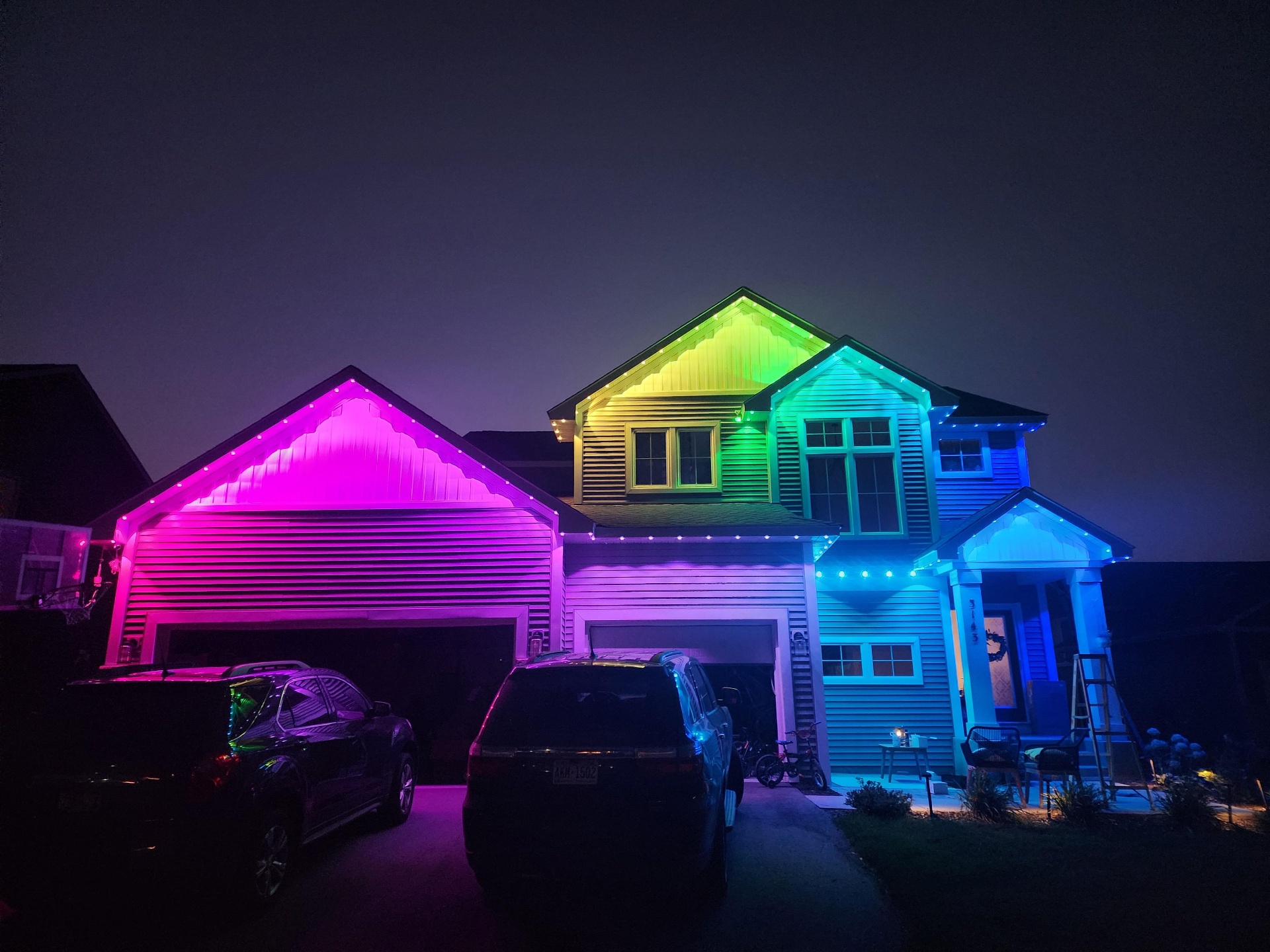 Permanent RGB Lighting — 716 Exterior project in Western New York